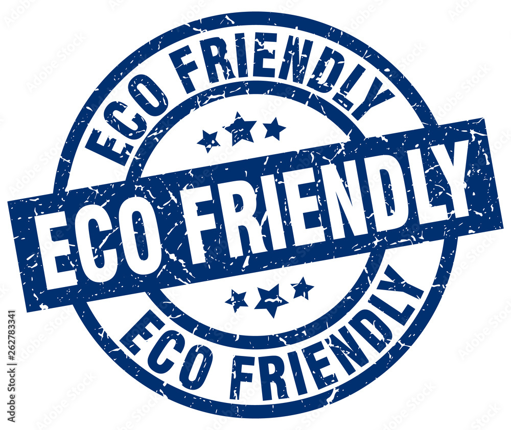 eco friendly blue round grunge stamp eco friendly blue round grunge stamp