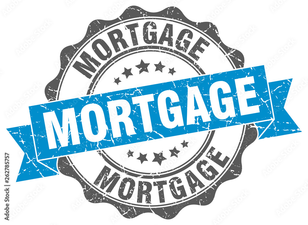 Fototapeta premium mortgage stamp. sign. seal