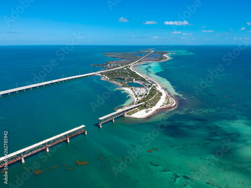 Road 1 to Key West in Florida Keys, USA