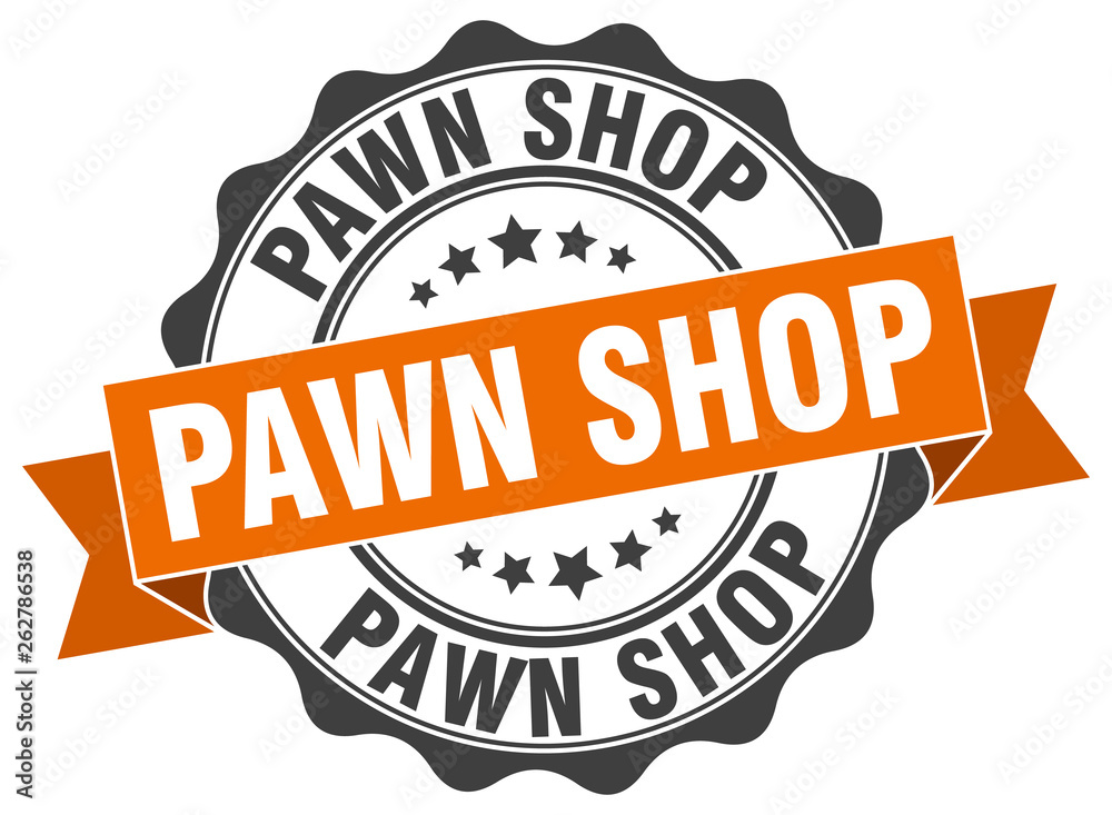 Fototapeta premium pawn shop stamp. sign. seal