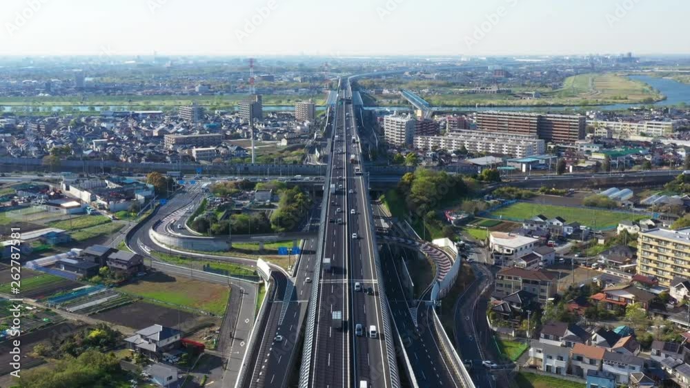 都市と交通　空撮