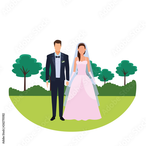 groom and bride