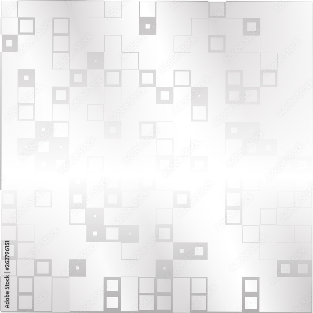 Modern high-tech background of gray squares Modern high-tech background of gray squares
