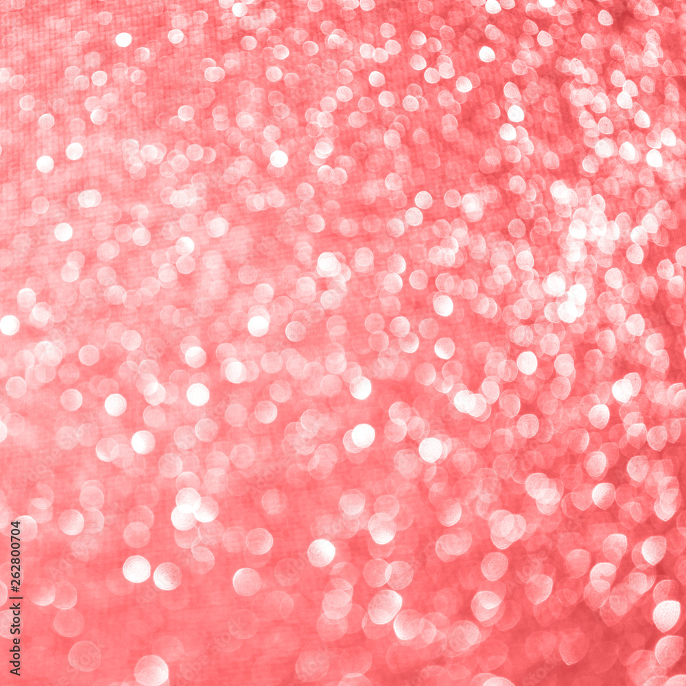 Blurred bokeh light red pink coral party background, Christmas and New Year holidays background. Party concept. Festive holiday card bright backdrop. Defocused. Flat lay, top view, copy space. Blurred bokeh light red pink coral party background, Christmas and New Year holidays background. Party concept. Festive holiday card bright backdrop. Defocused. Flat lay, top view, copy space.