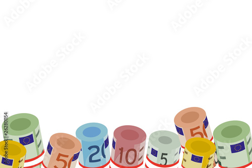 Euro Geldbündel