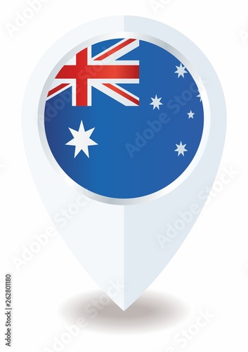 Free Download Flag of Australia, Commonwealth of Australia. Template for award design, an official document with the flag of Australia and other uses. Bright, colorful vector illustration. - GFXLoad