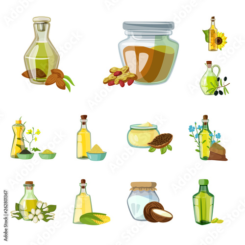 Vector illustration of bottle and glass  sign. Set of bottle and agriculture stock vector illustration.