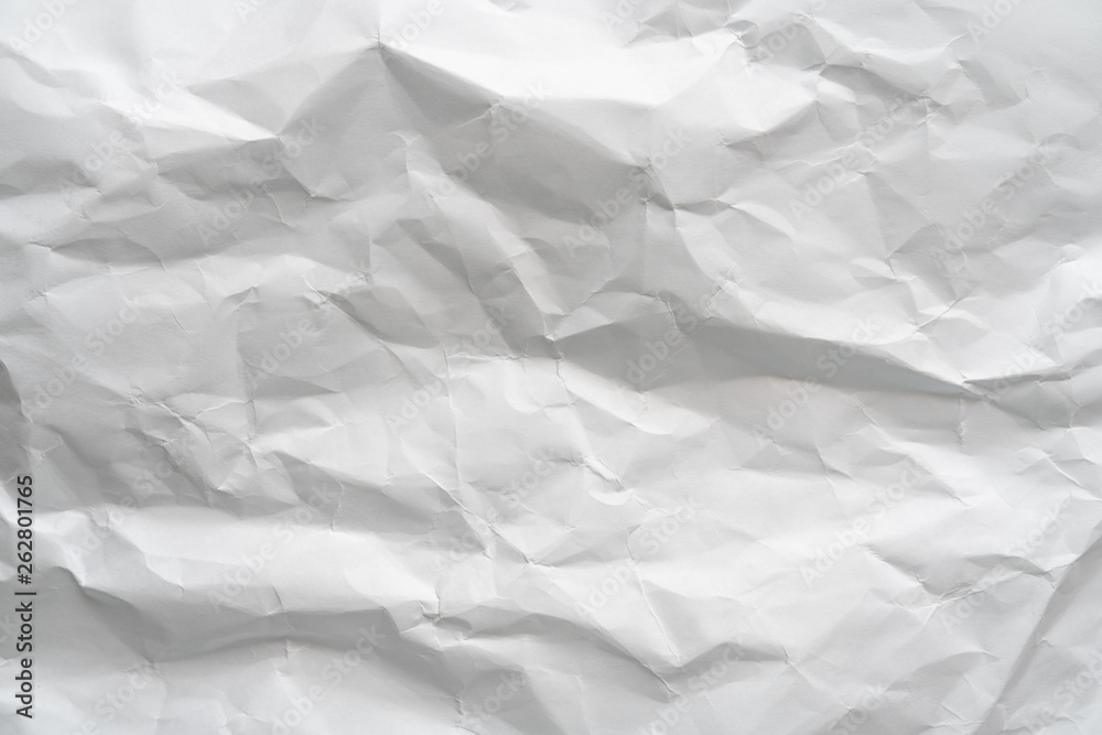 Crumpled white paper background texture Crumpled white paper background texture