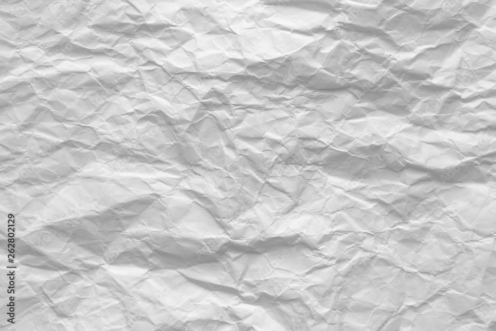 Crumpled white paper background texture Crumpled white paper background texture