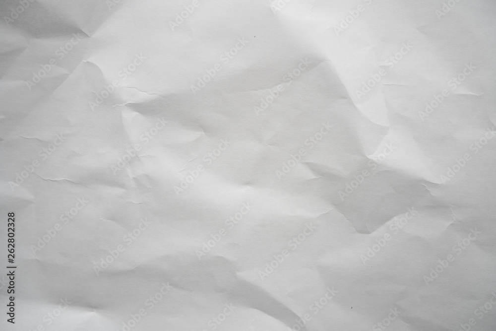 Crumpled white paper background texture Crumpled white paper background texture