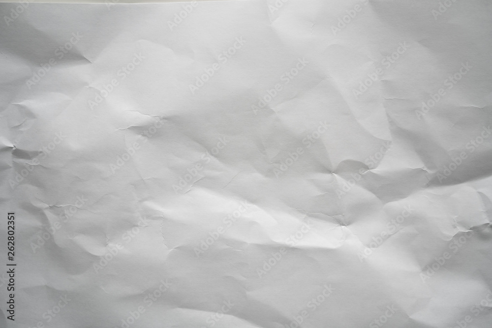 Crumpled white paper background texture Crumpled white paper background texture