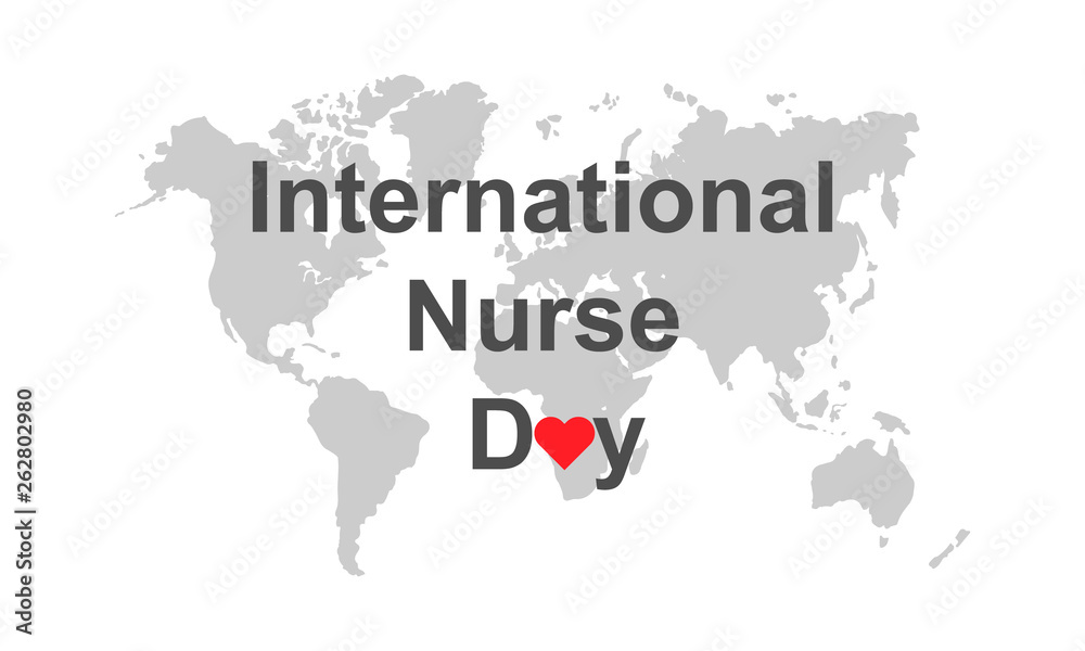 Obraz premium International Nurses Day vector illustration.