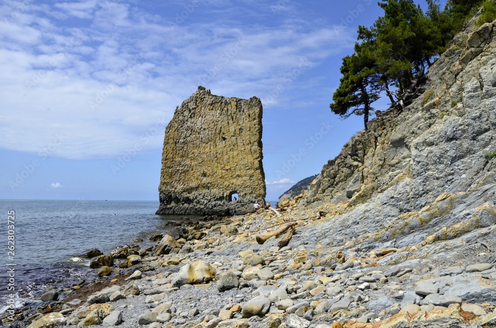 Rock Sail by the Black Sea.