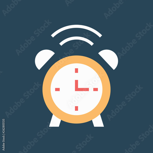 Silhouette icon alarm