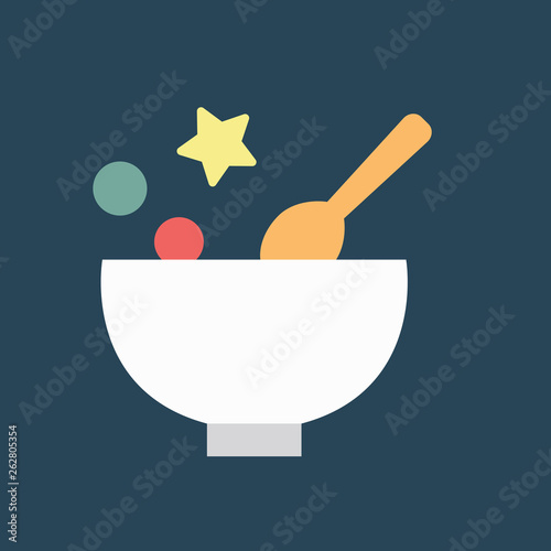 Silhouette icon flake