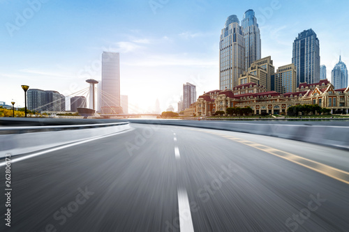 Expressway and Modern Urban Architecture in Tianjin  China