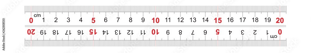 Ruler bidirectional double sided 200 millimeter, 20 centimeter. The division price is 1 mm. Precise measuring tool. Calibration grid. Ruler bidirectional double sided 200 millimeter, 20 centimeter. The division price is 1 mm. Precise measuring tool. Calibration grid.