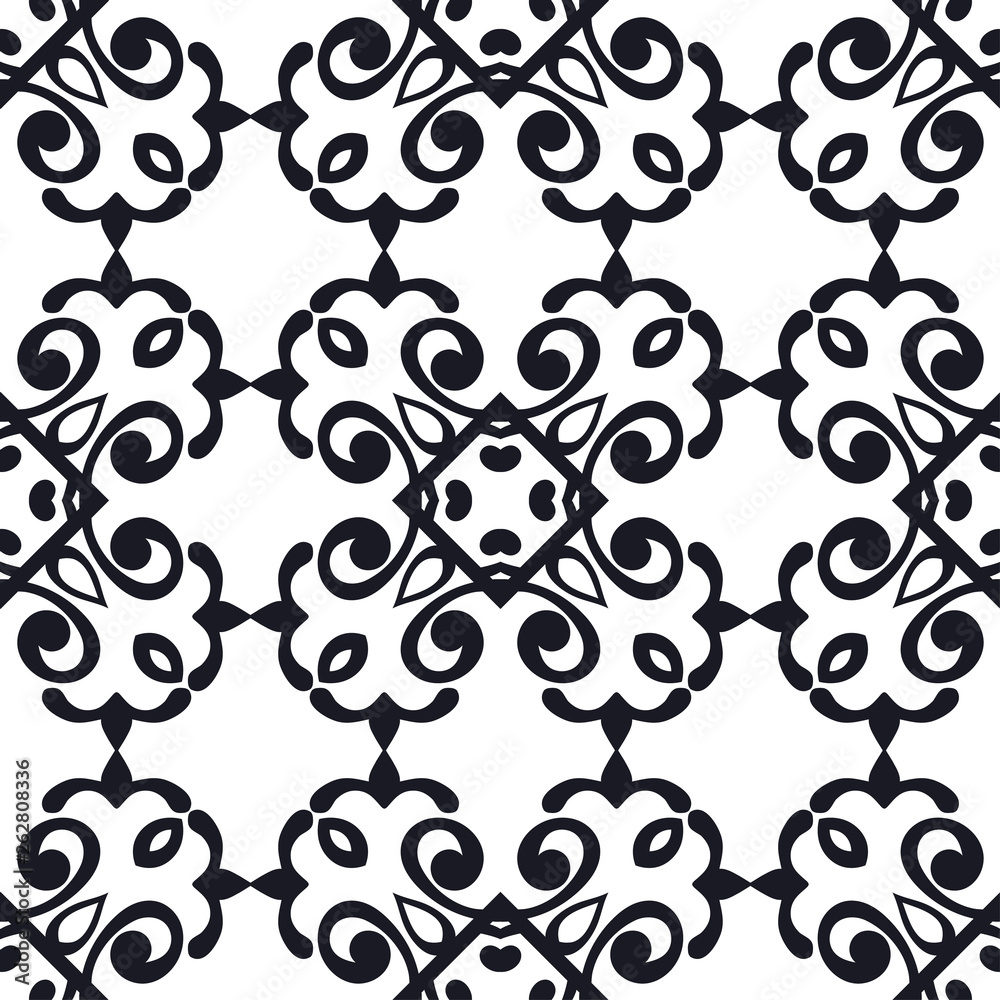 Seamless geometric modern art deco pattern background