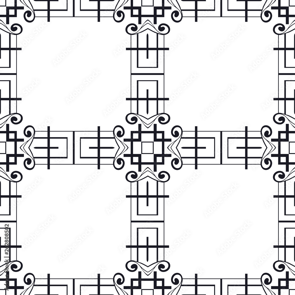 Obraz premium Seamless geometric modern art deco pattern background