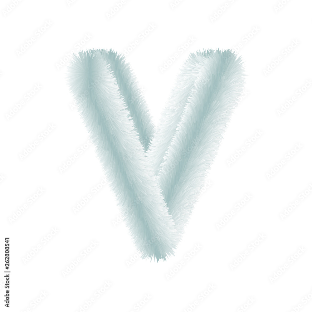 Fluffy Colored Letters Fluffy Colored Letters