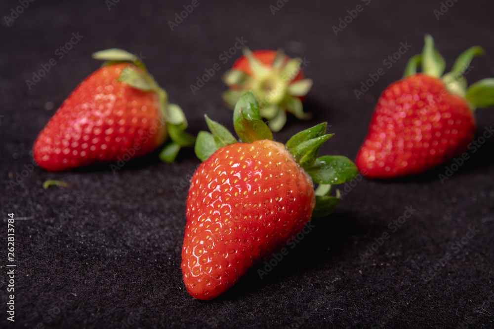 Fresh seasonal strawberries. Juicy and sweet strawberries Fresh seasonal strawberries. Juicy and sweet strawberries