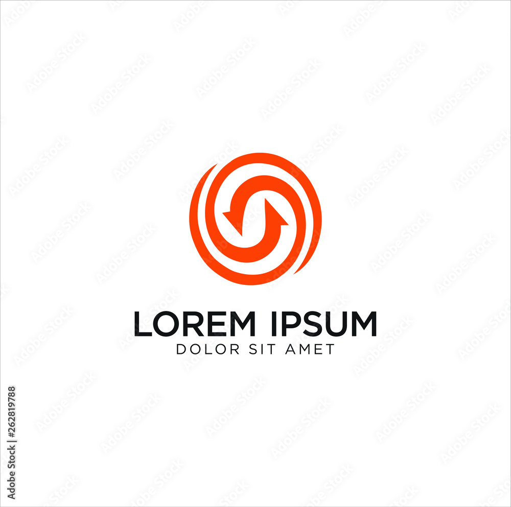 swirl Logo Design For Business Companies / Abstract Circle arrow Logo Icon / Recycle circular arrow business logo / Abstract Circle / swirl logo swirl Logo Design For Business Companies / Abstract Circle arrow Logo Icon / Recycle circular arrow business logo / Abstract Circle / swirl logo