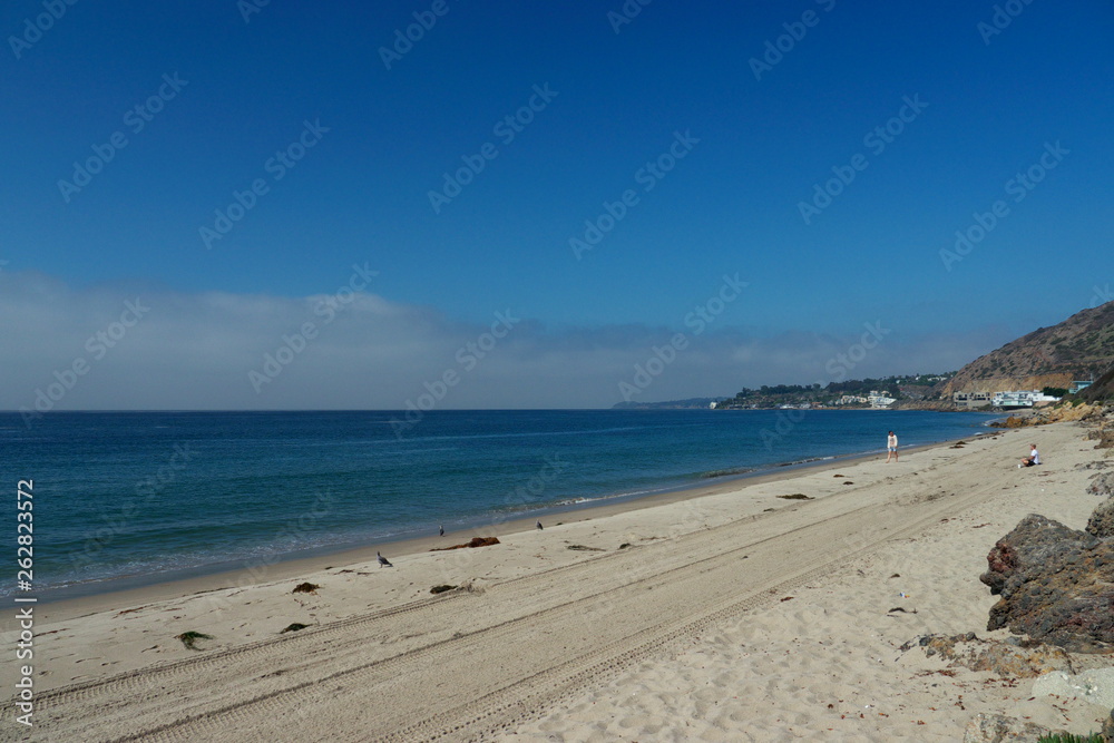 beach and sea in Malibù California USA