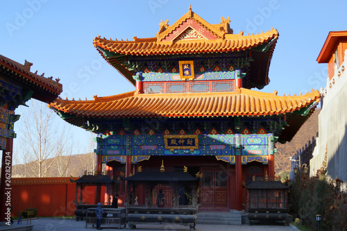 Китай, Яньцзи, буддийский храм Дунлайсы. China, Yanji, Buddhist temple Danlisa.