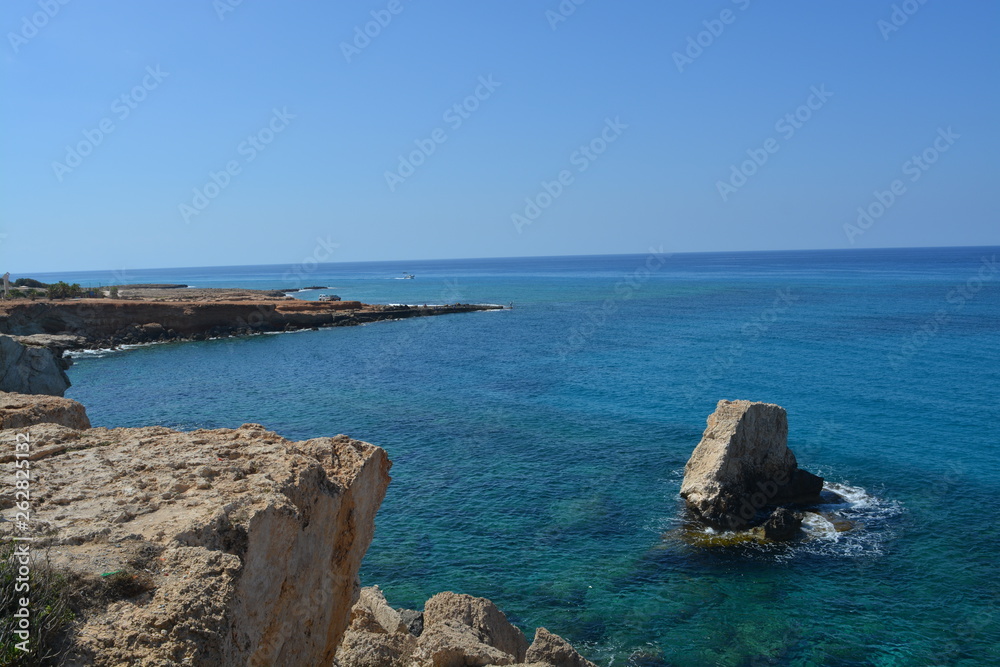 Impresionante azul de las Playas de Chipre