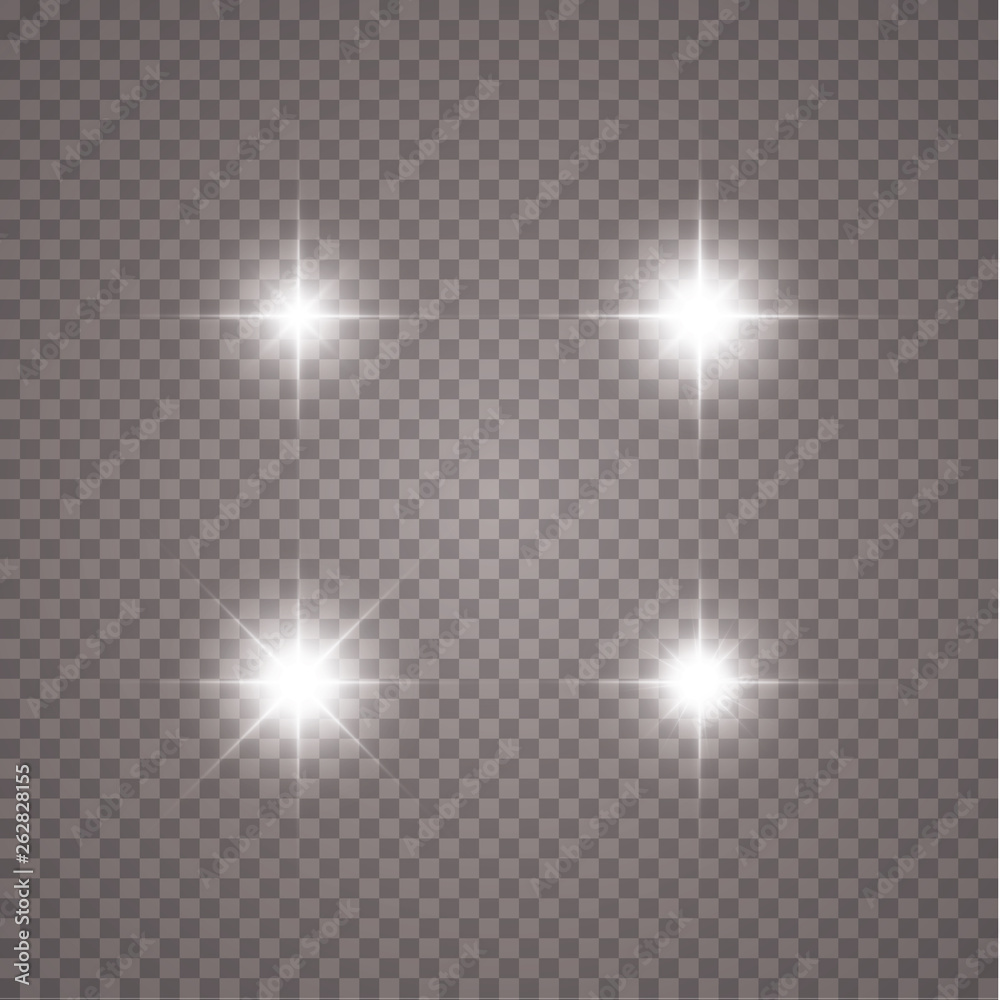 Creative concept Vector set of glow light effect stars bursts with sparkles isolated on transparent background Creative concept Vector set of glow light effect stars bursts with sparkles isolated on transparent background