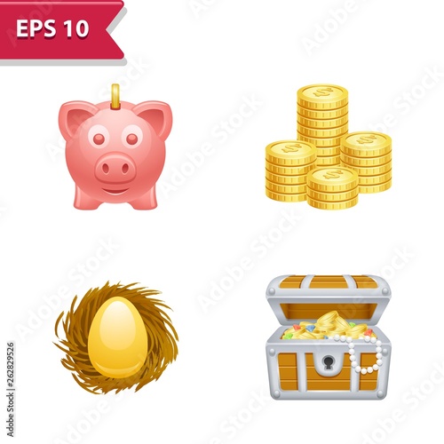 Professional, pixel-aligned icons in realistic colors.