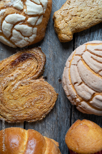 Set of mexican sweet bread