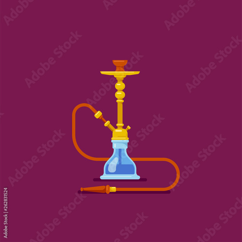 Hookah flat style icon