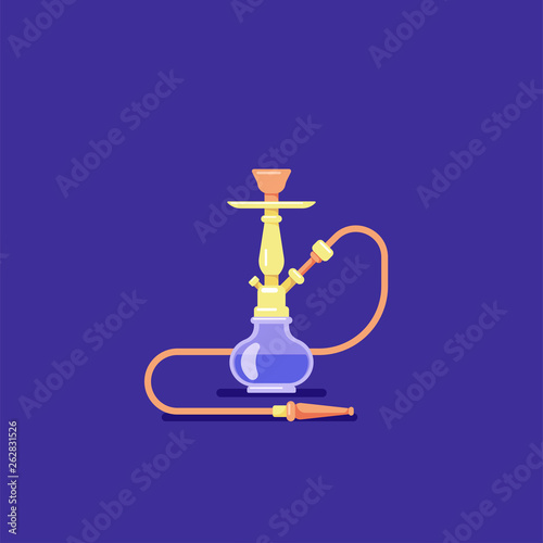 Hookah flat style icon
