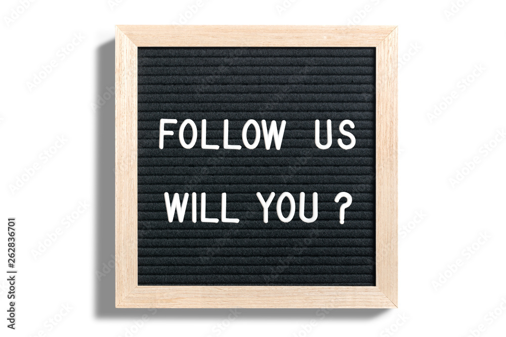 Letterboard with message Letterboard with message
