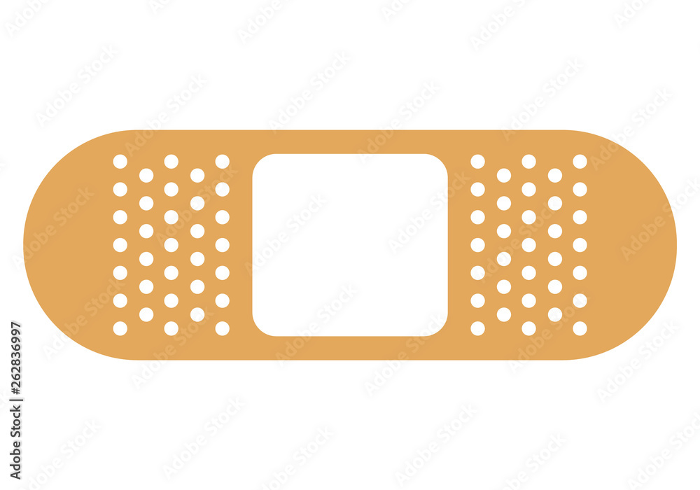 Medical bandage icon vector eps10. bandage flat icon isolated on white. Medical bandage icon vector eps10. bandage flat icon isolated on white.