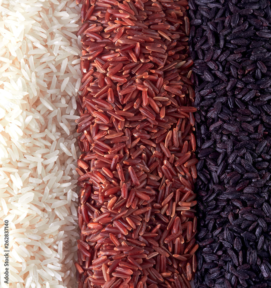 closeup rice mix
