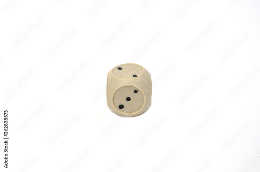 playing dice on a white background. Dice. playing dice on a white background. Dice.