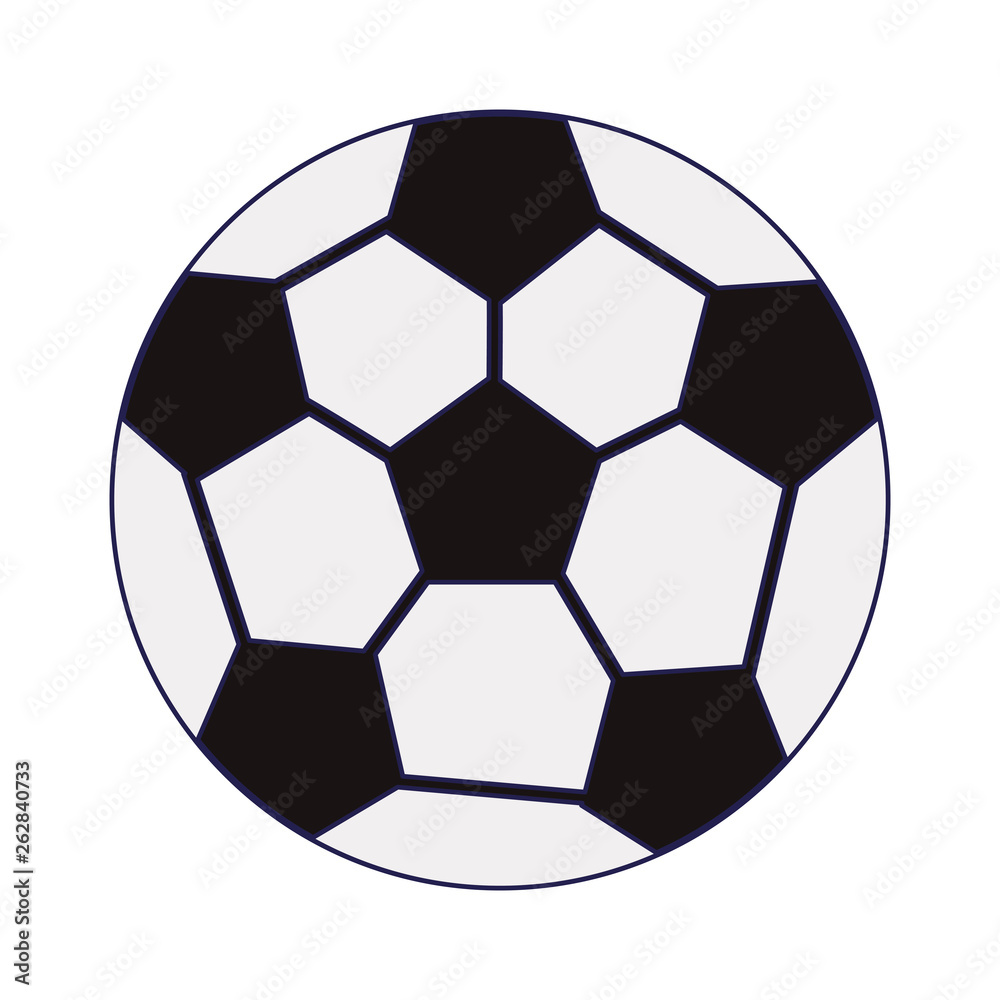 Soccer ball sport cartoon blue lines Soccer ball sport cartoon blue lines