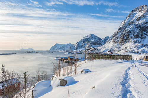 Sorvagen village on Lofoten Islands © Val Thoermer