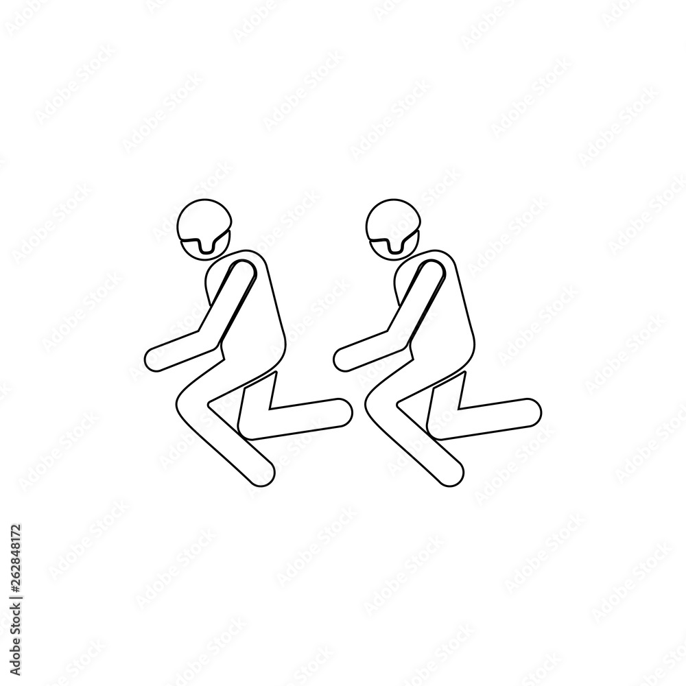 running, soldiers outline icon. Can be used for web, logo, mobile app, UI, UX running, soldiers outline icon. Can be used for web, logo, mobile app, UI, UX
