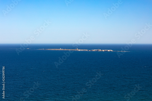 Tabarca island from the coast