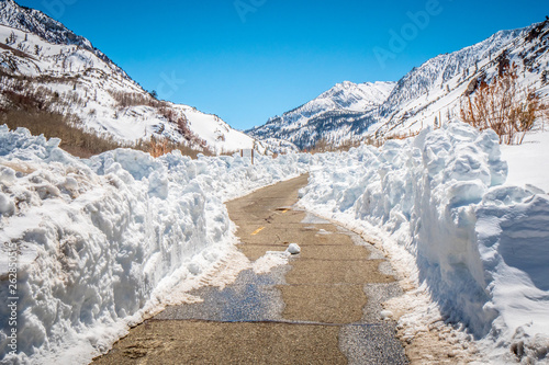 Wonderful Inyo National Forest in the snow - travel photography photo