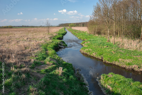 Small river Uherka in eastern Poland