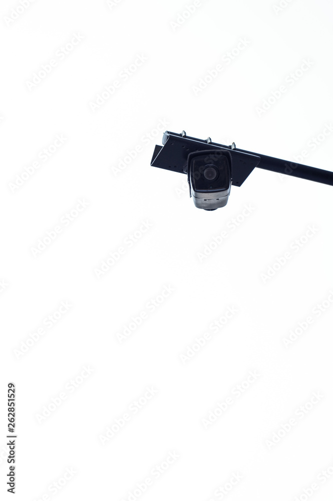 Isolated CCTV Security Camera 