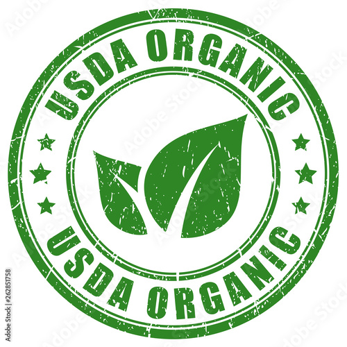 Usda organic green stamp