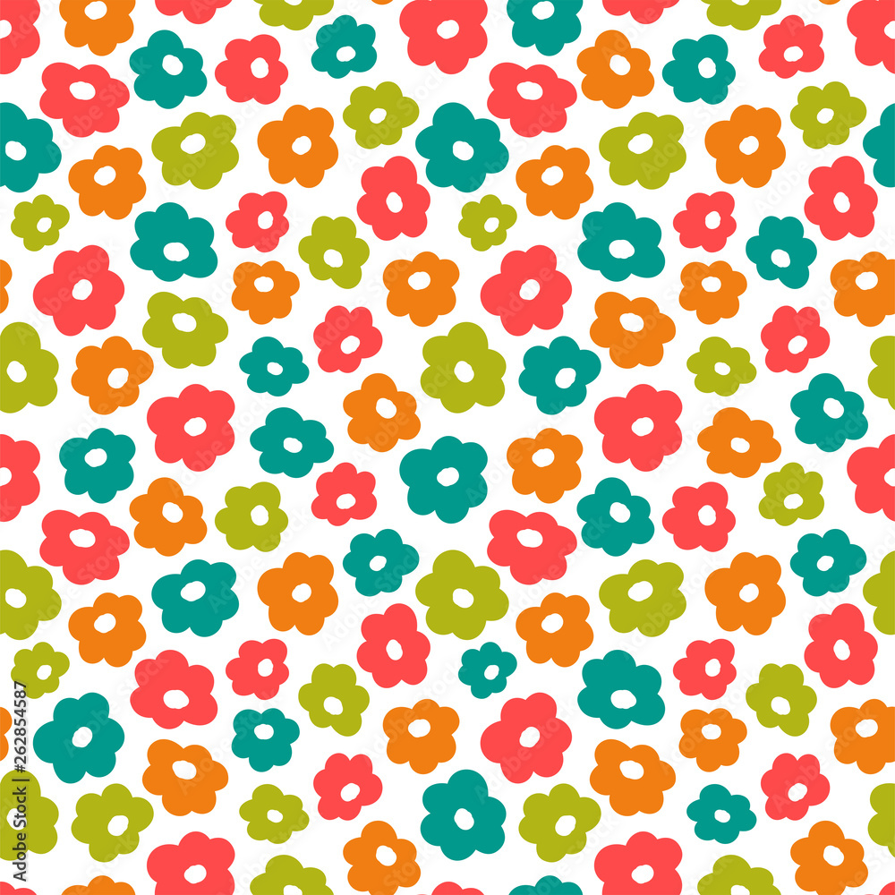 cute little flower summer pattern. cute little flower summer pattern.