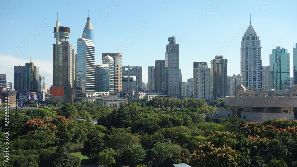 Obraz premium Skyline Shanghai