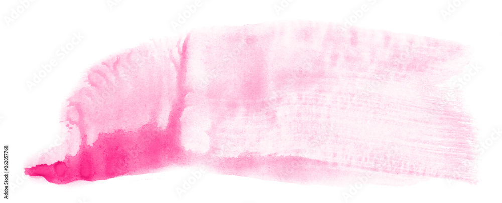 Abstract watercolor background hand-drawn on paper. Volumetric smoke elements. Pink color. For design, web, card, text, decoration, surfaces. Abstract watercolor background hand-drawn on paper. Volumetric smoke elements. Pink color. For design, web, card, text, decoration, surfaces.