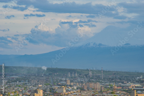 aerial view of the city